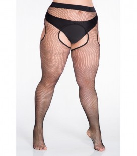 Rajstopy XL Size + Strip Panty Kabaretki  20 den (Elastan) art. 315