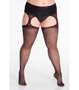 Rajstopy XL Size +  Strip Panty 20 den (Elastan) art. 314